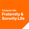 Campus Life: Fraternity & Sorority LIfe's logo