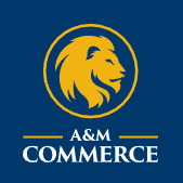 Texas A and M University - Commerce Logo Image.