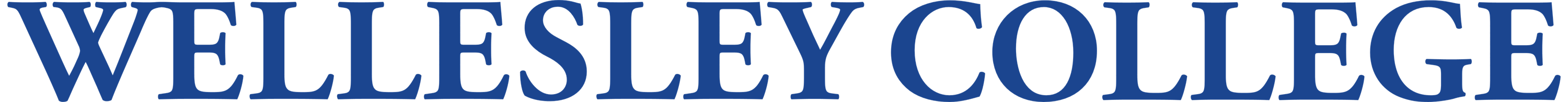 Wellesley College Logo Image.